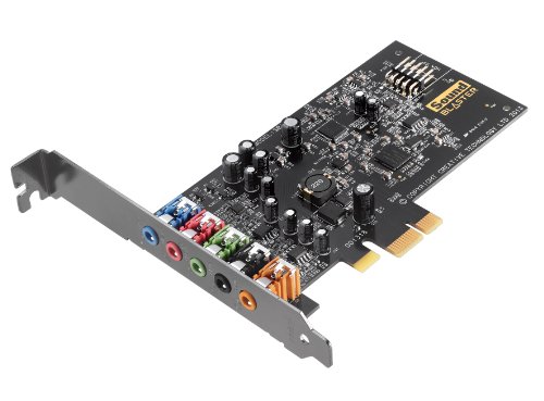 Creative Labs Sound Blaster Audigy Fx 5.1 Interno 5.1 Canales PCI-E x1 - Tarjeta de Sonido (5.1 Canales, 24 bit, 106 dB, PCI-E x1, 3,5 mm, Windows 10,Windows 7,Windows 8,Windows Vista)