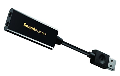 Creative Labs Sound Blaster Play 3 - Amplificador DAC USB y Tarjeta de Sonido Externa, Negro