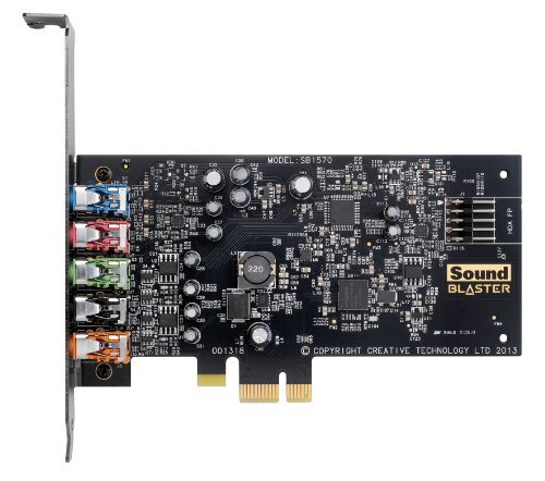 Creative Sound Blaster Audigy FX - Tarjeta de sonido interna, con SBX Pro Studio