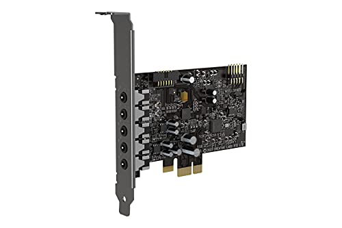 CREATIVE Sound Blaster Audigy Fx V2 Tarjeta de Sonido Interna PCI-e de Alta resolución actualizable con Surround 5.1 Discreto y Virtual, Scout Mode, SmartComms Kits para PC