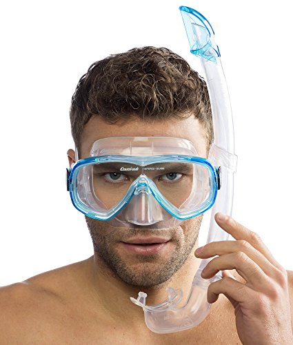 Cressi Maske/Schnorchel Set Onda Mare Juego de snorkel, Unisex, Azul