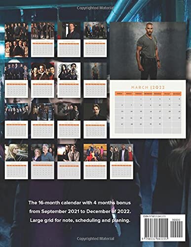 Criminal Minds 2022 Calendar: Great Calendar 2022 for fans in 8.5x11 inch