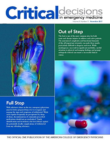 Critical Decisions in Emergency Medicine: November, 2017 (English Edition)