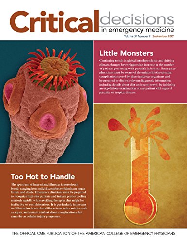 Critical Decisions in Emergency Medicine: September, 2017 (English Edition)