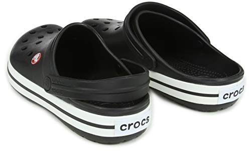 Crocs Crocband Unisex Adulta Zuecos, Negro (Black), 42/43 EU