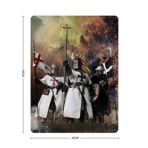 Crusader Kings II Classic Popular Game Cover 1 letrero de metal vintage Pub Club Cafe bar Home Wall Art Decoración 40 x 30 cm