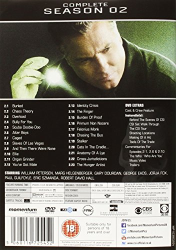 CSI: Las Vegas - Complete Season 2 [DVD] [Reino Unido]
