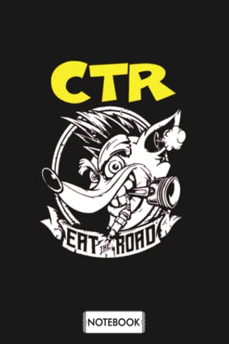 Ctr Crash Game Notebook: Notebook 120 Pages | 6 X 9 | Journal | Diary | Gift For Students, Teens, And Kids