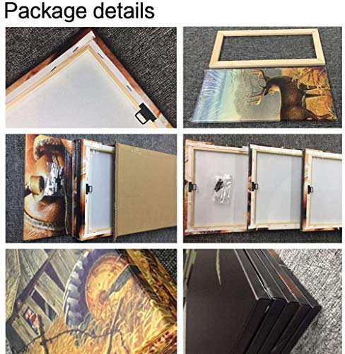 Cuadro En Lienzo Decoracion 5 Piezas HD Imagen Impresiones En Lienzo Kratos Levantamiento De Pesas Divertido Lienzo Grandes XXL Murales Pared 5 Paneles De Pinturas De Obras De Arte Moderno