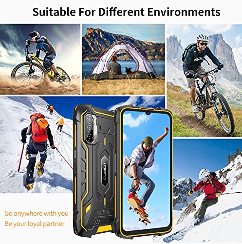 CUBOT Kingkong 5 Pro teléfono Inteligente para Exteriores sin Contrato 8000mAh Android 11,teléfono móvil Impermeable con cámara de 48MP,Pantalla de 6.1 Pulgadas,4GB RAM / 64 GB,4G Dual SIM, Negro