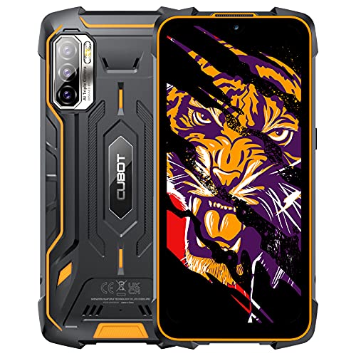 CUBOT Kingkong 5 Pro teléfono Inteligente para Exteriores sin Contrato 8000mAh Android 11,teléfono móvil Impermeable con cámara de 48MP,Pantalla de 6.1 Pulgadas,4GB RAM / 64 GB,4G Dual SIM, Negro