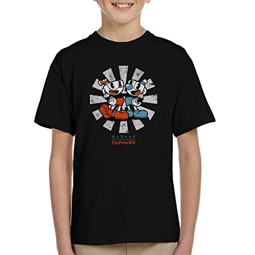 Cuphead Retro Japanese Kid's T-Shirt