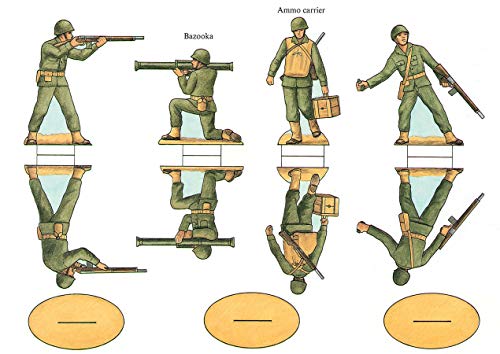 Cut and Assemble World War 2 Paper Soldiers (Models & Toys)