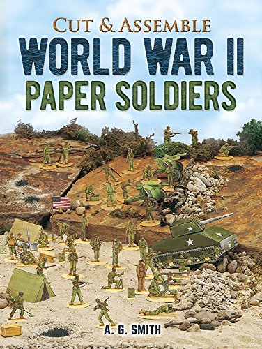Cut and Assemble World War 2 Paper Soldiers (Models & Toys)