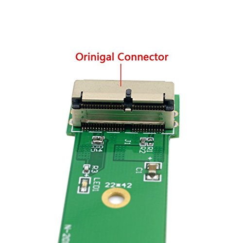CY PCI Express PCI-E 4X M.2 NGFF M-Key a 2013 2014 2015 Apple Macbook SSD Convertir tarjeta para A1493 A1502 A1465 A1466
