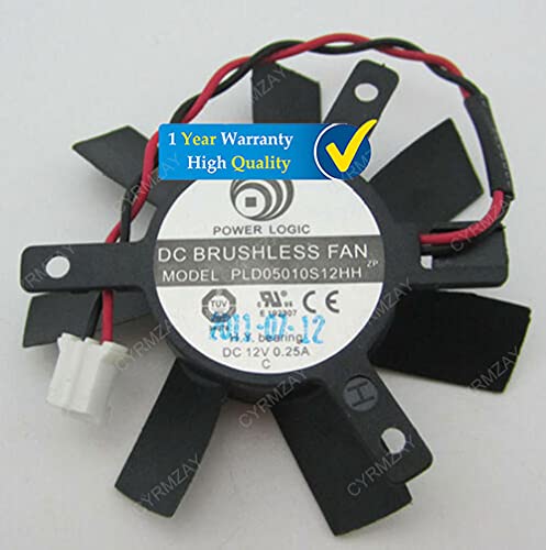 CYRMZAY Compatible for Power Logic PLD05010S12HH 45mm Ventilador For ATI Fire HD 6450 VGA Video Card