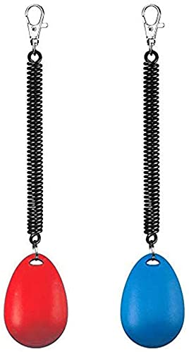 CYWVYNYT - Clicker, clicker con botón grande, juego de clicker de dos piezas, utilizado para el entrenamiento de perros, también para gatos y caballos.