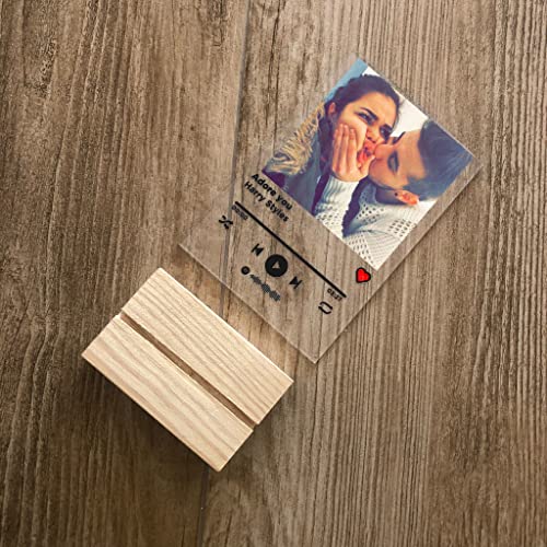 D DECOZOOM Placa Spotify Glass metacrilato, Tablero Musical Cuadro Personalizado (10X15 cm)