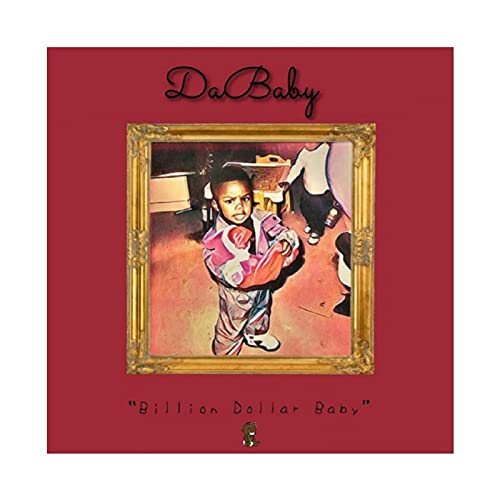 DaBaby - Póster de lona para bebé de mil millones de dólares, para decoración de pared, para sala de estar, dormitorio, decoración, 30 x 30 cm