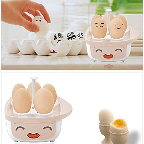 DABOLUO Bbgsfdc Mini Multi Electric Huevo Calderas 200W Huevos Lindo Egg Steamer Mini Cocina de Vapor Desayuno Artifact
