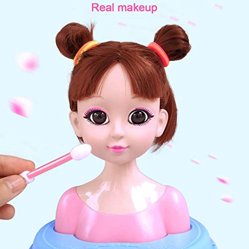 dailylime Juego de muñecas Princess Styling Head Doll con Accesorios de Belleza y Moda Juego de Maquillaje para muñecas y niños para niñas Everywhere