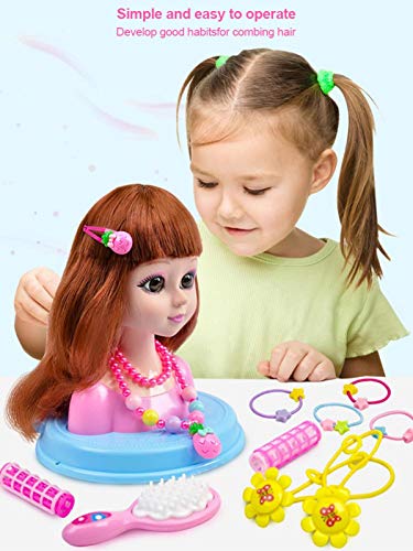 dailylime Juego de muñecas Princess Styling Head Doll con Accesorios de Belleza y Moda Juego de Maquillaje para muñecas y niños para niñas Everywhere