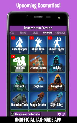 Dances from Fortnite