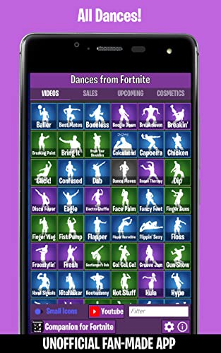 Dances from Fortnite