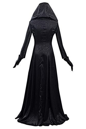 DANGANCOS Resident Evil Village Daniela - Vestido largo de vampiro, disfraz medieval retro victoriano para mujer