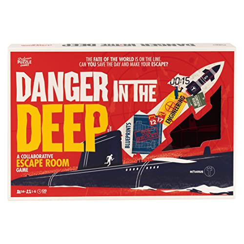 Danger In The Deep by Professor Puzzle Games - Único juego de 2 horas multijugador de la sala de escape. - ¿Puedes salvar el día con tus habilidades de pensamiento lateral y de corte de código?