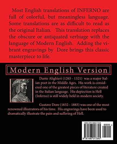 Dante's Inferno (Illustrated by Dore): Modern English Version