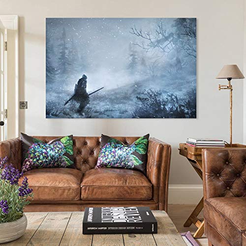 Dark Souls Ashes of Ariandel - Lienzo decorativo para pared (30 x 45 cm)