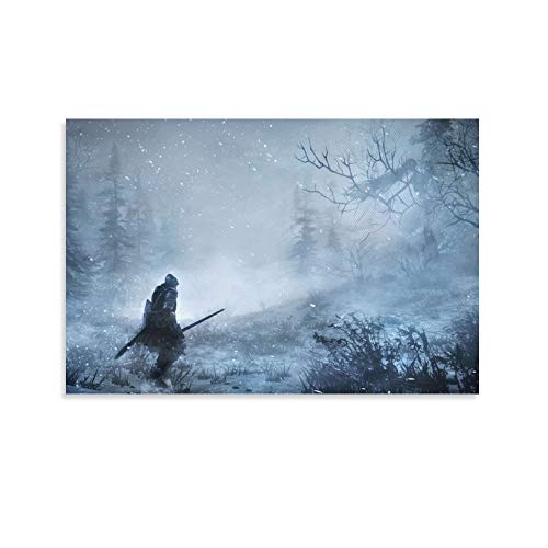Dark Souls Ashes of Ariandel - Lienzo decorativo para pared (30 x 45 cm)