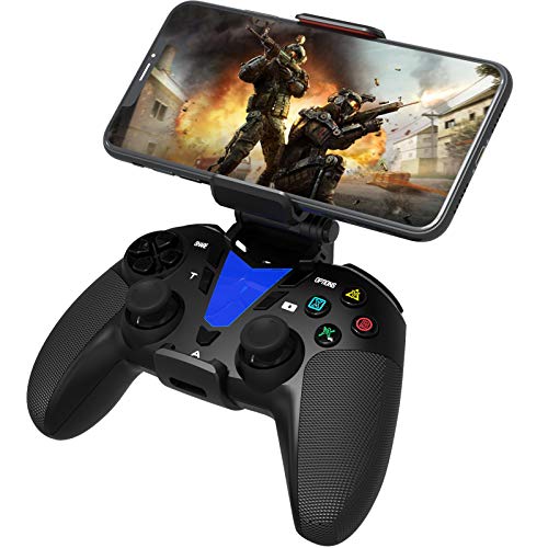 DarkWalker Wireless Bluetooth Mando, Mobile Controller para iOS 13 o posterior Compatible con juegos Compatibles con MFI - Android 10 Cloud Gaming Support Xcloud Stadia Shadow - PS4