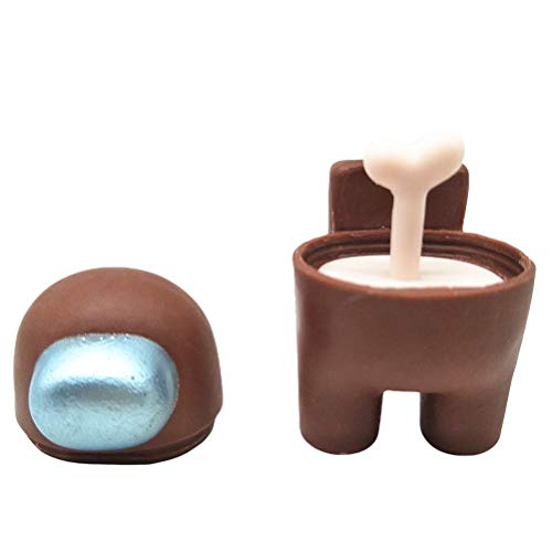 Dasini 10Piezas Entre Nosotros Figura De Juguete,Mini Entre Nosotros Muñeca De Juguete,Colección Muñecas Dibujos Animados,Regalos Fiesta para Fanáticos Los Juegos Colección de Juguetes