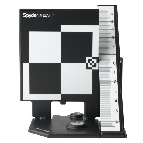 Datacolor SpyderLensCal - Calibrador para cámaras digitales, negro, color blanco