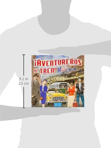 Days of Wonder-¡Aventureros al Tren New York-Español, multicolor (Edge Entertainment DW720860) , color/modelo surtido