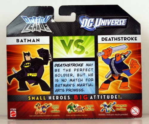 DC Universe Action League Batman vs Deathstroke Figure 2-Pack
