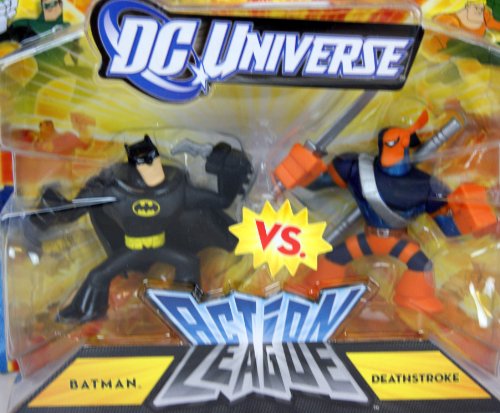 DC Universe Action League Batman vs Deathstroke Figure 2-Pack