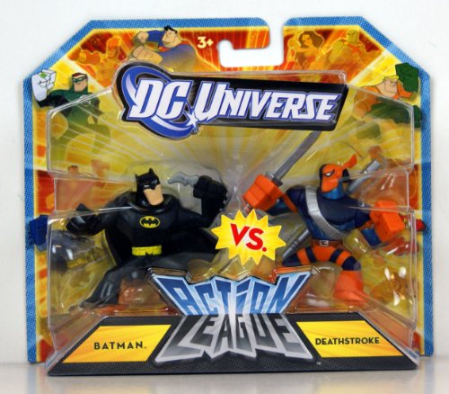 DC Universe Action League Batman vs Deathstroke Figure 2-Pack