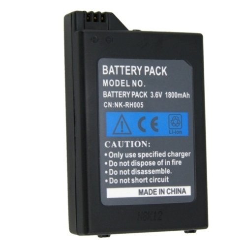 dcolor batería 1800 mAh batería de repuesto para notebook para Sony PSP PSP-110 PSP110 PSP de 1000 Fat Game Reproductor