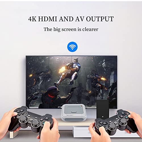 DDARKHORSE Super Console-X Pro Game Console HD WiFi Salida Mini TV Video Reproductor de Juegos Incorporado para PSP / PS1 / N64 / DC Dual System TV Box