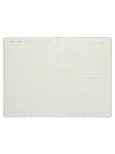 Deadly Tarot - Cuaderno de notas A5 tapa rígida Kawaii - The Tower en crema 14 x 21 cm