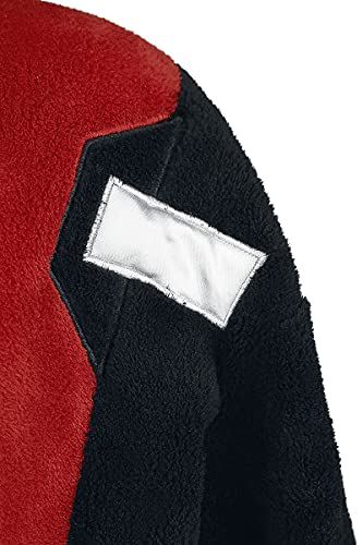 Deadpool Albornoz oficial, Marvel, para adulto, forro polar, color rojo, talla única