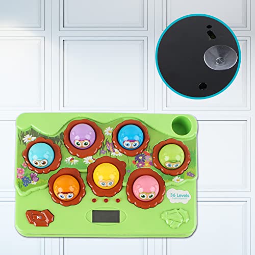 deAO Juego de Whack a Mole Divertido Juguete para Aprendizaje y Desarrollo de Habilidades con Música, Luces y Contador de Puntuación LCD, Opción de Idiomas (Inglés y Español)