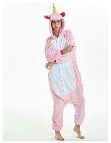 DEBAIJIA DWSY Conjunto de Pijama, Rosa-Pegasus, 159-168 para Mujer