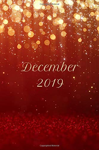 December 2019 - 120 page Wide Ruled Journal (6'9'' Glossy Notebook)