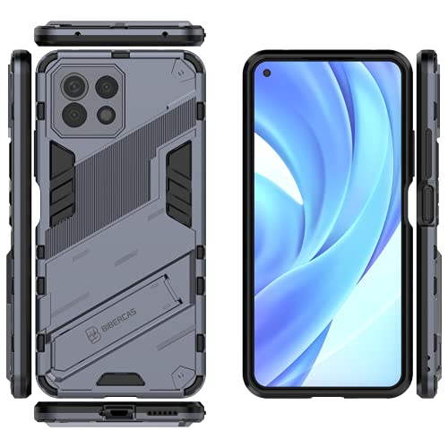 Dedux Funda para Samsung Galaxy A22 5G, Carcasa Funda Armadura Militar TPU de Silicona Dura para Pc con Soporte. Gris
