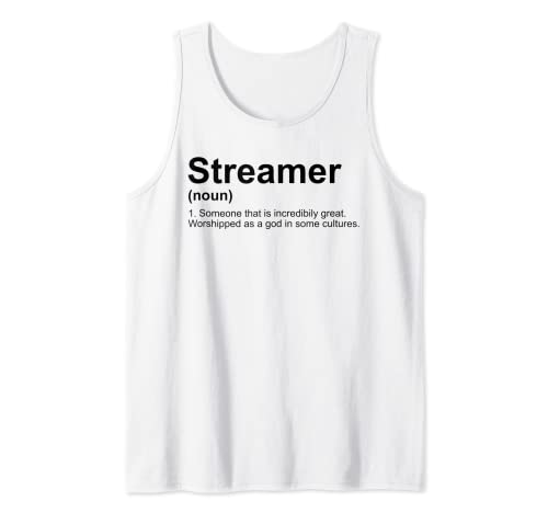 Definición de Streamer Live Steam Camiseta sin Mangas