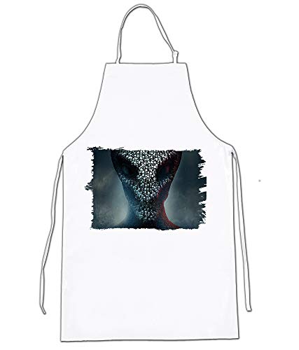 Delantal Calavera Alien Juego Shooter Cocina Kitchen Apron